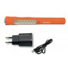 BERNER tužková svítilna LED 7+1 Micro USB s nabíječkou 1006910