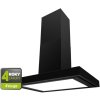 černý komínový odsavač Kluge KOK9500BL šířka 60 cm