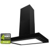 černá hranatá digestoř Kluge KOK6500BL komínová