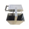 gollinucci Vestavný odpadkový koš Linea 294 - 1x40 litrů koš do skříňky 30cm 300 mm