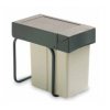 Vestavný odpadkový koš Linea 227 2x14 litrů