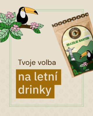 Umíš si představit léto bez ledové kávy? 🧊 My ne. Ať už máš rád ledové latte nebo espresso tonic, Brazilie Santos je...