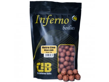 CARP INFERNO BOILIES NUTRA LINE - WIŚNIA CHILI 20 mm 1 kg
