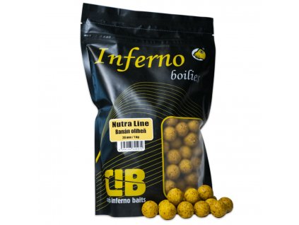 CARP INFERNO BOILIES NUTRA LINE - BANAN/KALEMAR 24 mm 1 kg