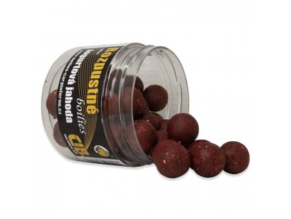 CARP INFERNO ROZPUSZCZALNE BOILIES NUTRA LINE JOGURTOWA TRUSKAWKA 20 mm 300 ml