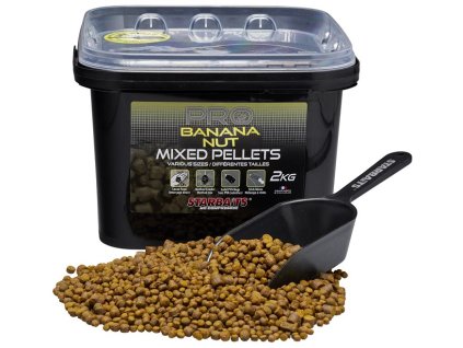 Starbaits Pelety Mixed Pro Banana Nut 2kg