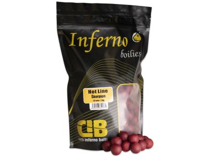 CARP INFERNO BOILIES HOT LINE - SZKORPION 24 mm 1 kg