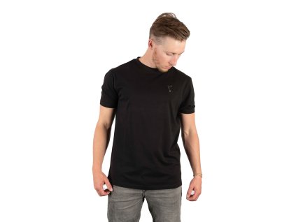 cfx007 fox black t shirt front wht