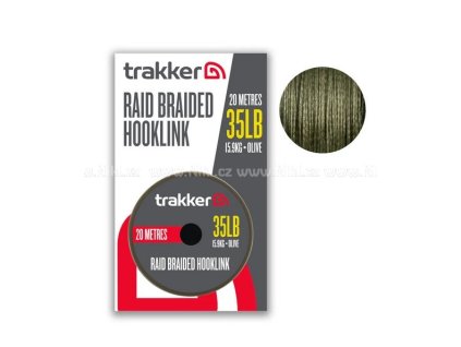 Trakke Raid Braided Hooklink 35lb, 15,9kg, 20m