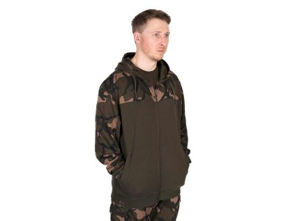cfx297 cfx302 fox khaki camo zipped hoody main 3