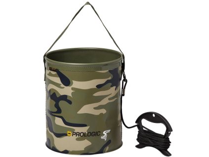 PROLOGIC Carp Fishing ELEMENT Camo Water Bucket