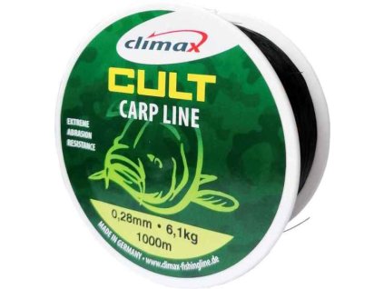 Climax silon Cult Carp line - černý 1000m