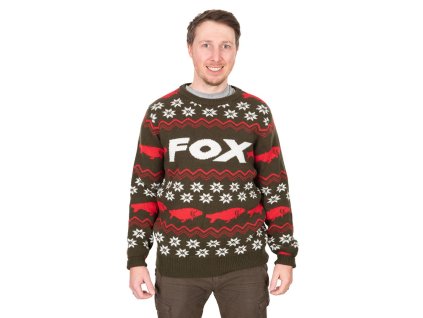 fox svetr xmas jumper