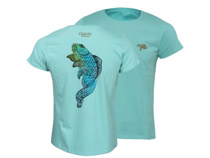 Giants fishing Tričko dámské zelené Koi kapr