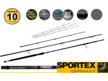 SPORTEX Rapid Feeder Heavy Distance 3-díl 390cm / 120-210g