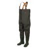 light weight green waders angled