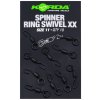 korda obratlik spinner ring swivel xx size 11