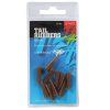 GIANTS FISHING TAIL RUBBERS BROWN/10PC ( 20MM ) 10KS