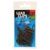 GIANTS FISHING LEAD CLIPS WITH PIN GREEN/10PC