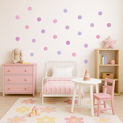 wall promo pastel pink