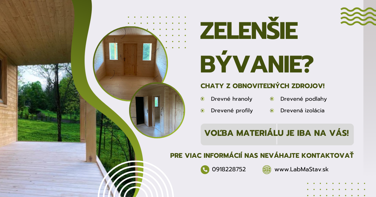 Chaty z obnovitelných zdrojov