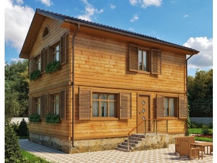 Chata dvojposchodova 9x7m