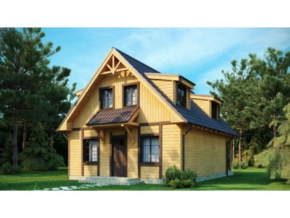 Chata podkrovná 10.8 x 8