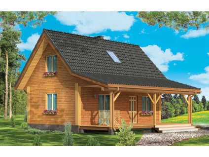 Chata podkrovná 5,5 x 8,7