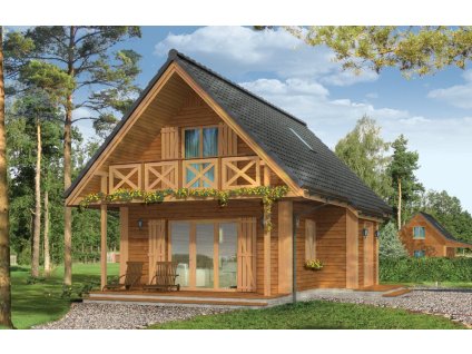 Chata podkrovná 6,5 x 8,5