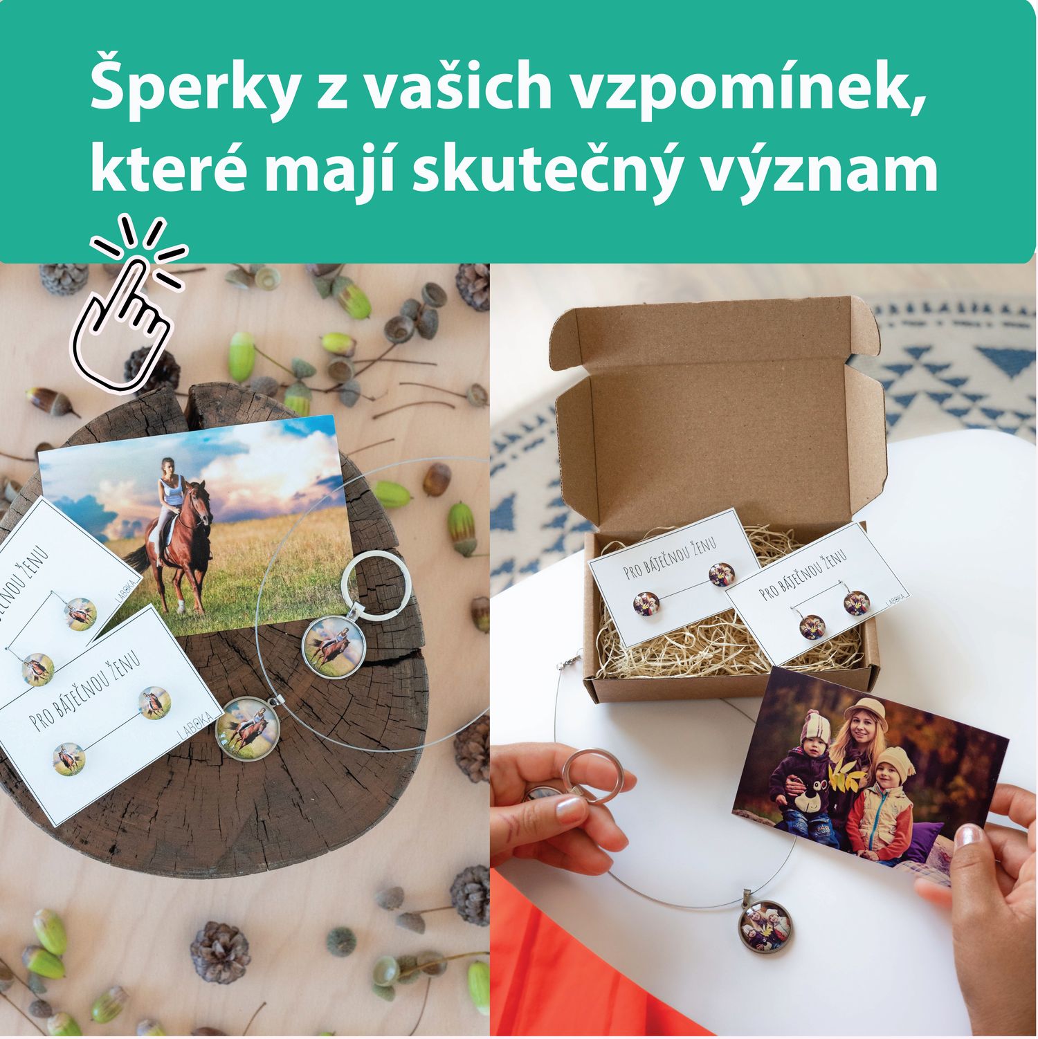 Šperky z vašich vzpomínek, které mají skutečný význam - šperky z fotky