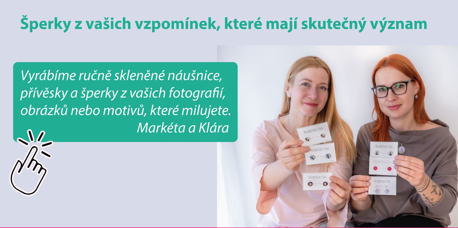 Ručně vyráběnéí šperky z fotografii a motivů, které milujete