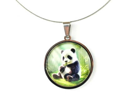 Panda náhrdelník