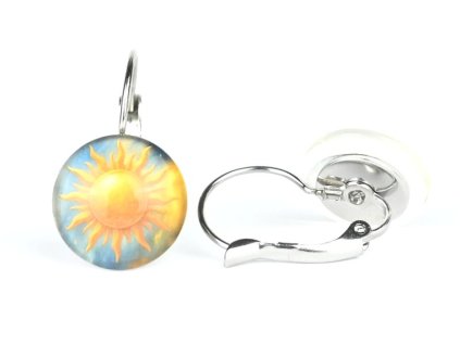 Slunce náušnice VISACÍ