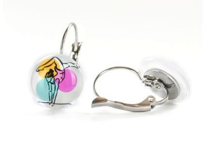 Gymnastka náušnice VISACÍ