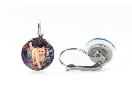 Kočka náušnice VISACÍ