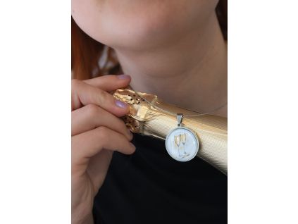 sperky nahrdelnik s motivem prosecca laboka