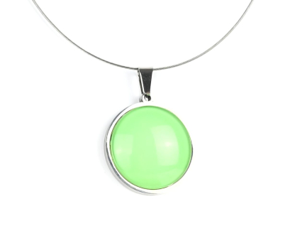 Jarní zelený náhrdelník