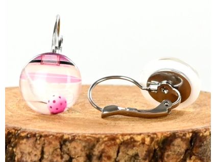 Florbalový míček náušnice VISACÍ 2