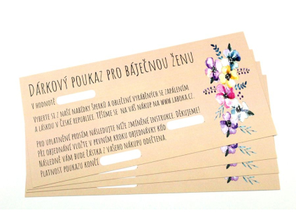 Elektronický dárkový poukaz