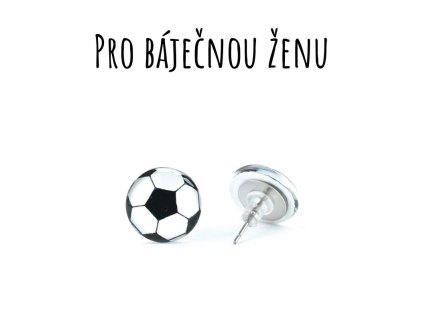 4737 7 4737 7 fotbalovy mic sklenene nausnice pecky