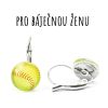 Softball náušnice VISACÍ