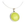 Neonově žlutý náhrdelník