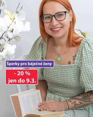 Slavíme Mezinárodní den žen! 💖 –20 % na ručně vyráběné šperky - kód MDZ20 Sleva platí na nezlevněné produkty. Tak hurá na...