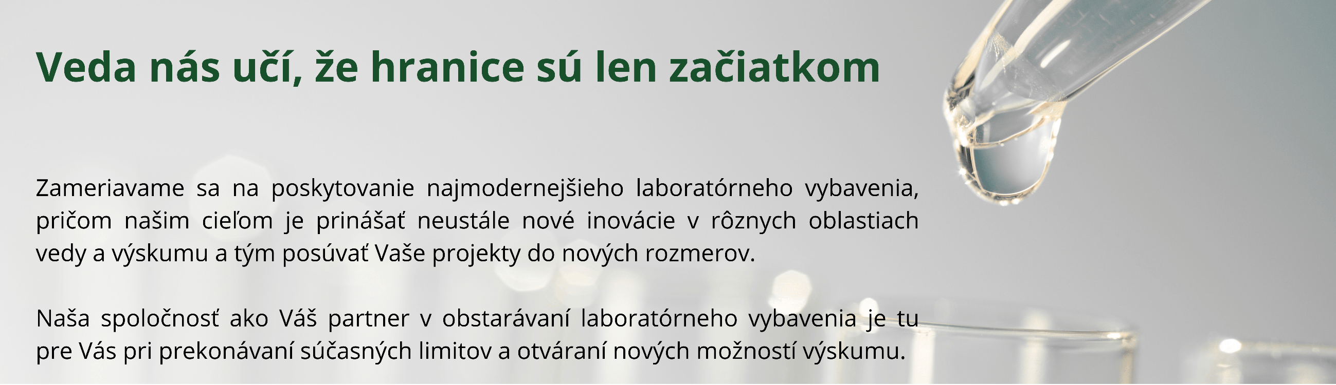 Veda nás učí
