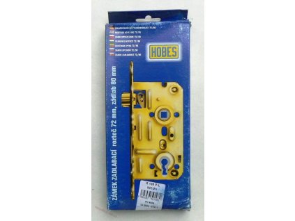 Zámek zadlabací HOBES WC - K135, P-L Zn. (72/80)