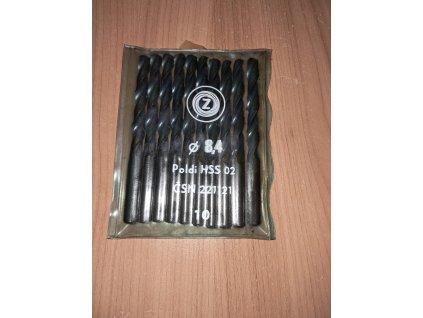 Vrták 8,4mm HSS, 10ks
