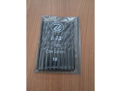 Vrták 7,3mm HSS, 10ks
