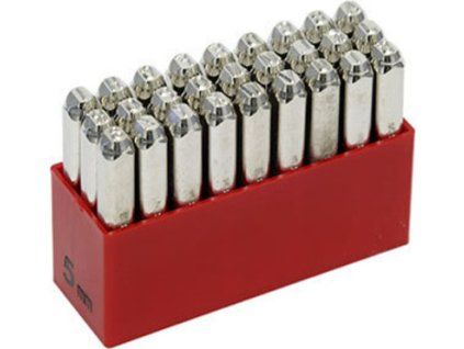 Razidla do kovu - abeceda výška 6mm PRAMARK