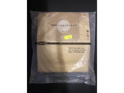 Sáčky do vysavače Bravo B 4264 - 3ks