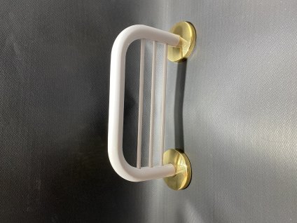 Polička na houbu NOVASERVIS bílo-zlatá